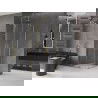 Mexen Velar Duo cabină de duș extensibilă 100 x 100 cm, transparent, aurie - 871-100-100-02-50