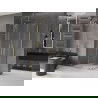 Mexen Velar Duo cabină de duș extensibilă 90 x 80 cm, transparent, aurie - 871-090-080-02-50