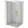 Mexen Velar Duo cabină de duș glisantă 100 x 90 cm, transparentă, aurie - 871-100-090-02-50