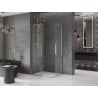 Mexen Velar Duo cabină de duș glisantă 100 x 90 cm, transparentă, aurie - 871-100-090-02-50