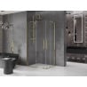 Mexen Velar Duo cabină de duș glisantă 100 x 90 cm, transparentă, aurie - 871-100-090-02-50