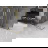 Mexen Velar Duo cabină de duș extensibilă 100 x 100 cm, transparent, auriu cu aspect periat - 871-100-100-02-55