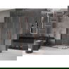 Mexen Velar Duo cabină de duș extensibilă 90 x 80 cm, transparent, Roz-auriu - 871-090-080-02-60