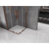 Mexen Velar Duo cabină de duș extensibilă 90 x 90 cm, transparent, Roz-auriu - 871-090-090-02-60