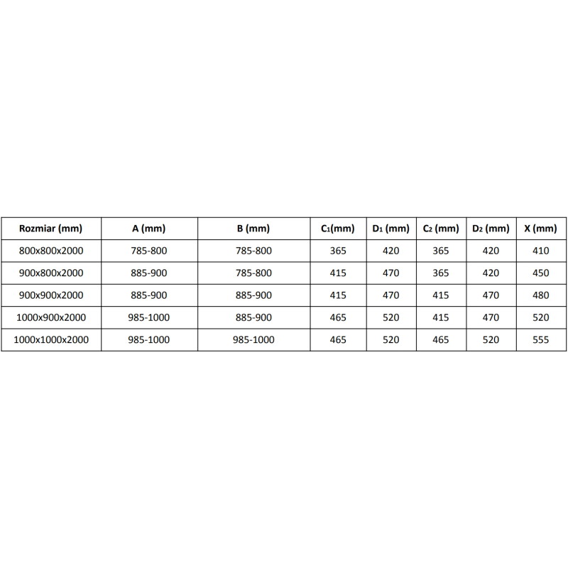 Mexen Velar Duo tolóajtós zuhanykabin 80 x 80 cm, átlátszó, kefélt réz - 871-080-080-02-65
