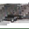 Mexen Velar Duo cabină de duș extensibilă 100 x 90 cm, transparent, Cupru cu aspect periat - 871-100-090-02-65