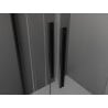 Mexen Velar Duo cabină de duș extensibilă 90 x 90 cm, transparent, neagră - 871-090-090-02-70