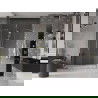 Mexen Velar Duo ușă de duș culisantă 140 cm, transparent, auriu - 871-140-000-02-50