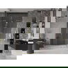 Mexen Velar Duo ușă de duș culisantă 150 cm, transparent, auriu cu aspect periat - 871-150-000-02-55