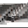 Mexen Velar Duo ușă de duș culisantă 140 cm, transparent, Roz-auriu - 871-140-000-02-60