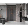 Mexen Velar Duo uși de duș glisante 140 cm, transparente, aur roz - 871-140-000-02-60