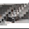 Mexen Velar Duo ușă de duș culisantă 140 cm, transparent, Cupru cu aspect periat - 871-140-000-02-65