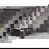 Mexen Velar Duo ușă de duș culisantă 140 cm, transparent, Cupru cu aspect periat - 871-140-000-02-65