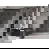 Mexen Velar Duo ușă de duș culisantă 140 cm, transparent, gun gray cu aspect periat - 871-140-000-02-66