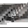 Mexen Velar Duo ușă de duș culisantă 160 cm, transparent, gun gray cu aspect periat - 871-160-000-02-66