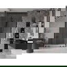 Mexen Velar Duo ușă de duș culisantă 150 cm, transparent, neagră - 871-150-000-02-70