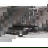 Mexen Velar Duo cabină de duș extensibilă 100 x 100 cm, transparent, Roz-auriu - 871-100-100-02-60