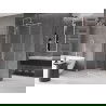 Mexen Velar tolóajtós zuhanykabin 100 x 70 cm, Átlátszó, Króm - 871-100-070-01-01