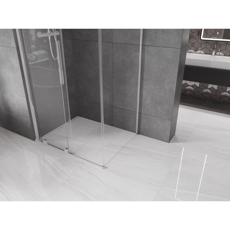 Mexen Velar cabină de duș glisantă 100 x 85 cm, transparent, crom - 871-100-085-01-01