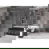Mexen Velar tolóajtós zuhanykabin 110 x 70 cm, Átlátszó, Króm - 871-110-070-01-01