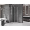 Mexen Velar 90x90 cm-es, átlátszó, króm eltolható zuhanykabin - 871-090-090-01-01