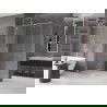 Mexen Velar tolóajtós zuhanykabin 140 x 70 cm, Átlátszó, Króm - 871-140-070-01-01