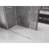 Mexen Velar 150 x 80 cm-es toló zuhanykabin, átlátszó, króm - 871-150-080-01-01