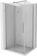 Mexen Velar cabină de duș extensibilă 100 x 80 cm, transparent, Crom - 871-100-080-01-01