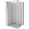 Mexen Velar cabină de duș extensibilă 100 x 90 cm, transparent, Crom - 871-100-090-01-01
