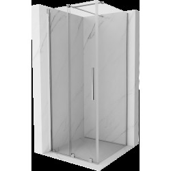 Mexen Velar cabină de duș extensibilă 90 x 90 cm, transparent, Crom - 871-090-090-01-01