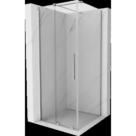 Mexen Velar cabină de duș extensibilă 120 x 120 cm, transparent, Crom - 871-120-120-01-01