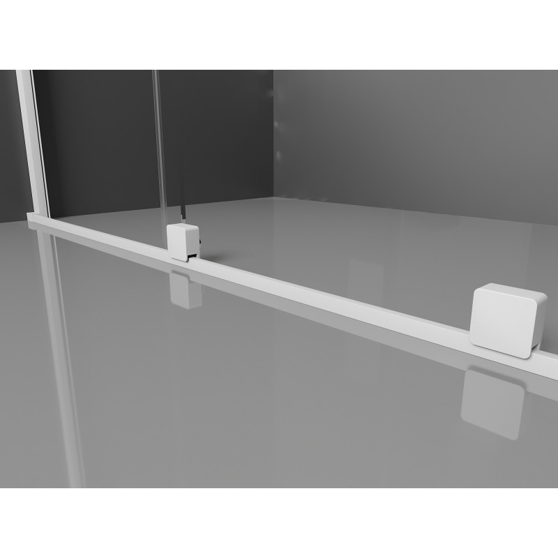Mexen Velar cabină de duș glisantă 120 x 70 cm, transparentă, albă - 871-120-070-01-20