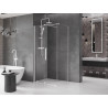 Mexen Velar 120 x 90 cm-es, fehér, áttetsző, eltolható zuhanykabin - 871-120-090-01-20