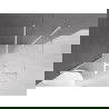 Mexen Velar cabină de duș extensibilă 140 x 100 cm, transparent, albă - 871-140-100-01-20