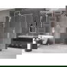 Mexen Velar cabină de duș extensibilă 140 x 85 cm, transparent, albă - 871-140-085-01-20