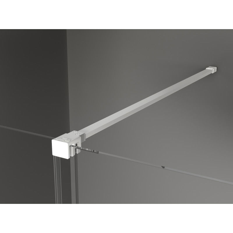 Mexen Velar tolóajtós zuhanykabin 150 x 90 cm, átlátszó, fehér - 871-150-090-01-20