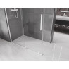 Mexen Velar 160 x 70 cm-es tolóajtós zuhanykabin, átlátszó, fehér - 871-160-070-01-20