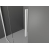 Mexen Velar 160 x 85 cm-es, tolóajtós zuhanykabin, átlátszó, fehér - 871-160-085-01-20