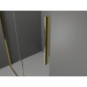 Mexen Velar 100 x 70 cm-es, átlátszó, arany tolóajtós zuhanykabin - 871-100-070-01-50