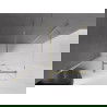 Mexen Velar cabină de duș extensibilă 110 x 70 cm, transparent, aurie - 871-110-070-01-50