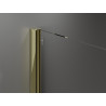 Mexen Velar 110 x 90 cm-es, tolóajtós zuhanykabin, átlátszó, arany - 871-110-090-01-50