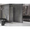 Mexen Velar tolóajtós zuhanykabin 120 x 70 cm, Átlátszó, arany - 871-120-070-01-50