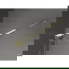 Mexen Velar cabină de duș extensibilă 120 x 85 cm, transparent, aurie - 871-120-085-01-50
