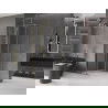 Mexen Velar cabină de duș extensibilă 90 x 90 cm, transparent, aurie - 871-090-090-01-50