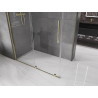 Mexen Velar 140 x 85 cm-es, arany, átlátszó tolóajtós zuhanykabin - 871-140-085-01-50