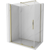Mexen Velar cabină de duș extensibilă 160 x 90 cm, transparent, aurie - 871-160-090-01-50
