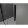 Mexen Velar 110 x 75 cm-es tolóajtós zuhanykabin, átlátszó, fekete - 871-110-075-01-70