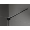 Mexen Velar 110 x 85 cm-es, tolóajtós zuhanykabin, átlátszó, fekete - 871-110-085-01-70