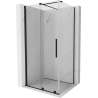 Mexen Velar cabină de duș glisantă 120 x 85 cm, transparentă, neagră - 871-120-085-01-70