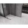 Mexen Velar cabină de duș extensibilă 120 x 120 cm, transparent, neagră - 871-120-120-01-70